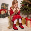image:imageDREAM PAIRS Girls Ankle Combat Boots Boys Kid ShoesRed