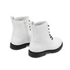 image:imageDREAM PAIRS Girls Ankle Combat Boots Boys Kid ShoesWhite