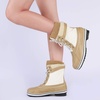 image:imageDREAM PAIRS Womens Mid Calf Duck Winter BootsBeigeWhite