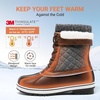 image:imageDREAM PAIRS Womens Mid Calf Duck Winter BootsBlackGrey
