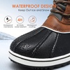 image:imageDREAM PAIRS Womens Mid Calf Duck Winter BootsBlackGrey
