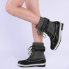 image:imageDREAM PAIRS Womens Mid Calf Duck Winter BootsGrey