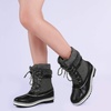 image:imageDREAM PAIRS Womens Mid Calf Duck Winter BootsGrey