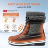 image:imageDREAM PAIRS Womens Mid Calf Duck Winter BootsGrey
