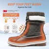 image:imageDREAM PAIRS Womens Mid Calf Duck Winter BootsTanKhaki