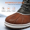image:imageDREAM PAIRS Womens Mid Calf Duck Winter BootsTanKhaki