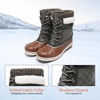 image:imageDREAM PAIRS Womens Mid Calf Duck Winter BootsTanKhaki