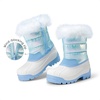 image:imageDREAM PAIRS Girls Snow Waterproof Winter BootsBlue