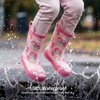 image:imageDREAM PAIRS Kids Rubber Rain BootsPinkUnicorns