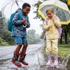 image:imageDREAM PAIRS Kids Rubber Rain BootsPurpleRainbow