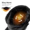 image:imageDREAM PAIRS Unisex Snow Waterproof Winter BootsAll Black