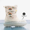 image:imageDREAM PAIRS Unisex Snow Waterproof Winter BootsBeigeRainbow