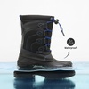 image:imageDREAM PAIRS Unisex Snow Waterproof Winter BootsBlackGreyRoyal