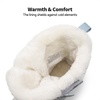 image:imageDREAM PAIRS Unisex Snow Waterproof Winter BootsBlueWhite