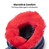 image:imageDREAM PAIRS Unisex Snow Waterproof Winter BootsNavyRed