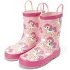 image:imageDREAM PAIRS Kids Rubber Rain BootsPinkUnicorns