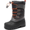 image:imageDREAM PAIRS Unisex Snow Waterproof Winter BootsGreyOrange