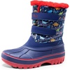 image:imageDREAM PAIRS Unisex Snow Waterproof Winter BootsNavyRed