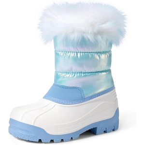 image:imageDREAM PAIRS Girls Snow Waterproof Winter BootsBlue