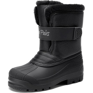 image:imageDREAM PAIRS Unisex Snow Waterproof Winter BootsAll Black