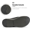 image:imageDREAM PAIRS Womens Arch Support Cushion Flip FlopsBlackGrey