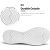 image:imageDREAM PAIRS Womens Arch Support Cushion Flip FlopsWhiteknit