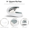 image:imageDREAM PAIRS Womens Arch Support Cushion Flip FlopsWhiteknit