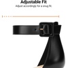 image:imageDREAM PAIRS ANNEE Pointed Toe Low Chunky Heel PumpsBlackPu