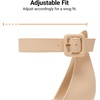 image:imageDREAM PAIRS ANNEE Pointed Toe Low Chunky Heel PumpsNudeNubuck