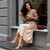 image:imageDREAM PAIRS ANNEE Pointed Toe Low Chunky Heel PumpsNudeNubuck