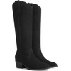 image:imageDREAM PAIRS Suede Knee High Fall Tall Boots for WomenBlack