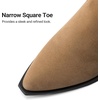 image:imageDREAM PAIRS Suede Knee High Fall Tall Boots for WomenBrown