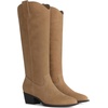 image:imageDREAM PAIRS Suede Knee High Fall Tall Boots for WomenBrown