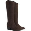 image:imageDREAM PAIRS Suede Knee High Fall Tall Boots for WomenDark Brown