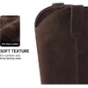 image:imageDREAM PAIRS Suede Knee High Fall Tall Boots for WomenDark Brown
