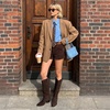 image:imageDREAM PAIRS Suede Knee High Fall Tall Boots for WomenDark Brown