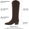 image:imageDREAM PAIRS Suede Knee High Fall Tall Boots for WomenDark Brown