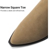 image:imageDREAM PAIRS Suede Knee High Fall Tall Boots for WomenTaupe