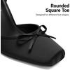 image:imageDREAM PAIRS Womens Ballet High Heels Closed Toe PumpsBlack