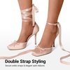 image:imageDREAM PAIRS Womens Ballet High Heels Closed Toe PumpsPink