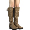 image:imageDREAM PAIRS Womens Knee High Boots Wide Calf Tall BootsKhaki