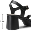 image:imageDREAM PAIRS Womens Platform Block Chunky Heels SandalsBlack