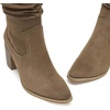 image:imageDREAM PAIRS Womens Slouchy KneeHigh Chunky Heel BootsKhaki