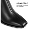 image:imageDREAM PAIRS Womens Square Toe Ankle BootsBlack