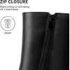 image:imageDREAM PAIRS Womens Square Toe Ankle BootsBlack