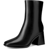 image:imageDREAM PAIRS Womens Square Toe Ankle BootsBlack