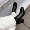image:imageDREAM PAIRS Womens Square Toe Ankle BootsBlack