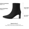 image:imageDREAM PAIRS Womens Square Toe Block Heel Ankle BootsAll Black