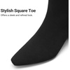 image:imageDREAM PAIRS Womens Square Toe Block Heel Ankle BootsAll Black