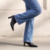 image:imageDREAM PAIRS Womens Square Toe Block Heel Ankle BootsBlackpu